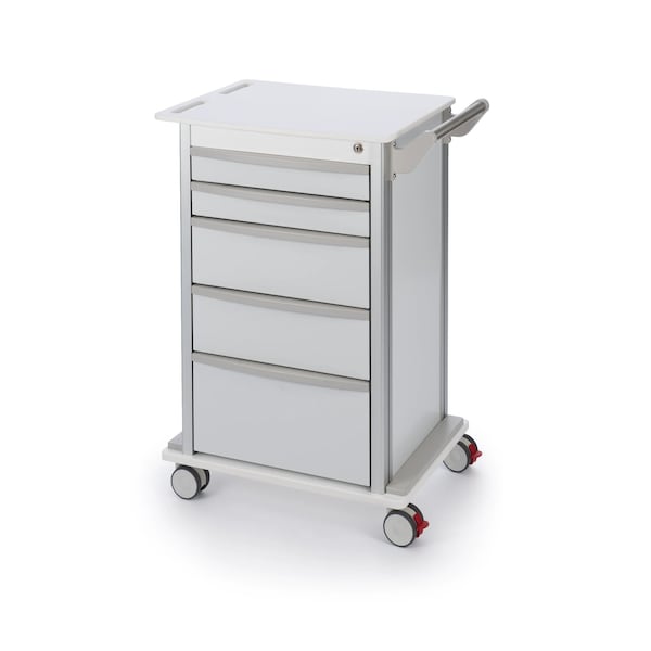Omnimed OMNI 5 DRAWER TRANSPORT CART 3" CASTERS 351001 - main